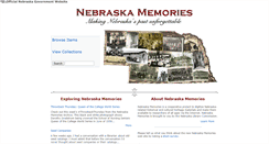 Desktop Screenshot of nebraskamemories.org